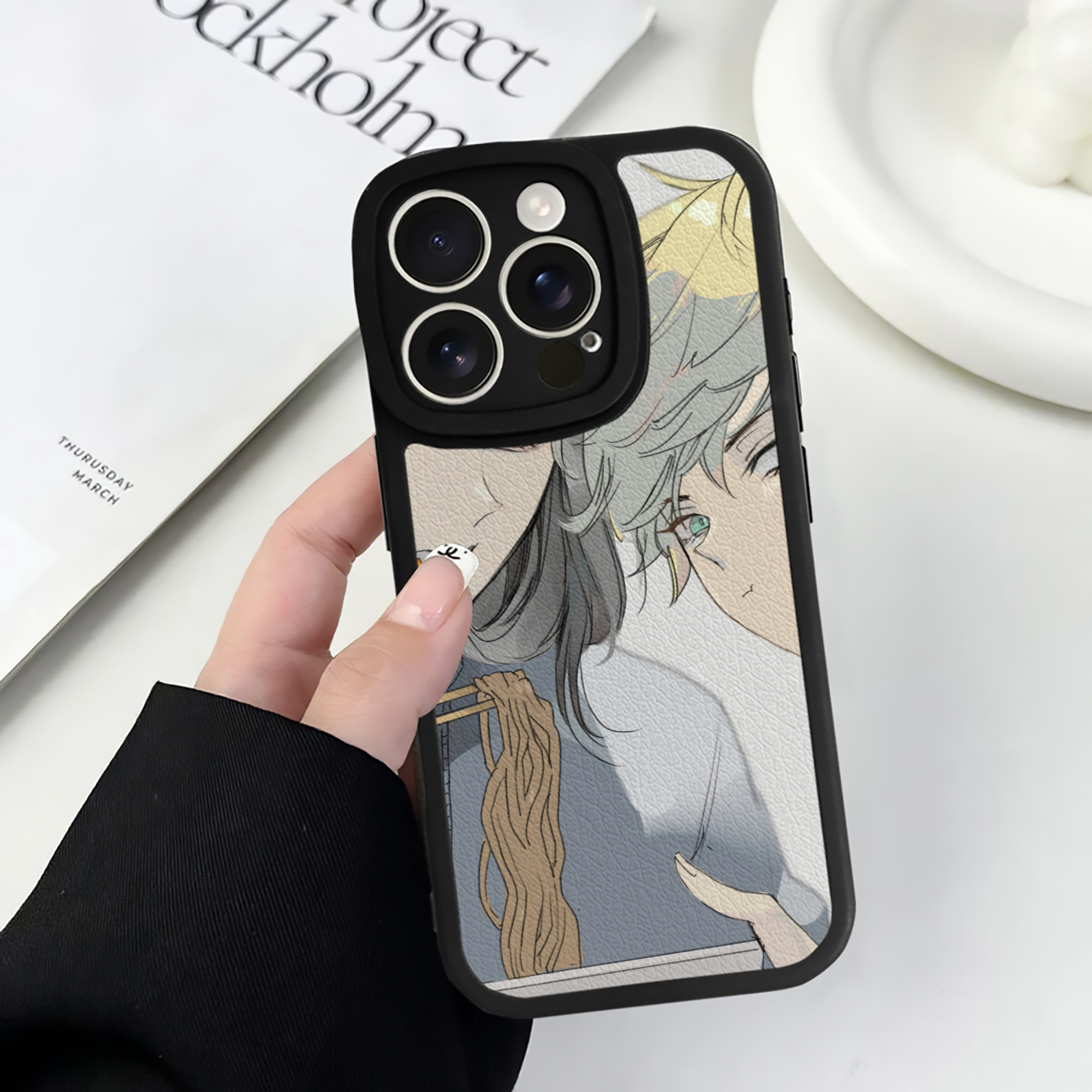 （画像用） 東京リベンジャーズ Tokyo Revengers 【iPhone 16シリーズ対応】シリコンスマホケース（レザー調） 材質：シリコン